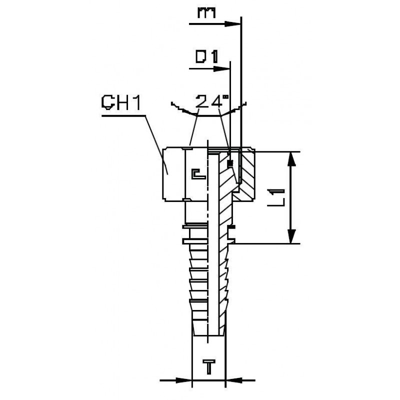 Фитинг DN 20 DKO-S (Г) 30x2 20