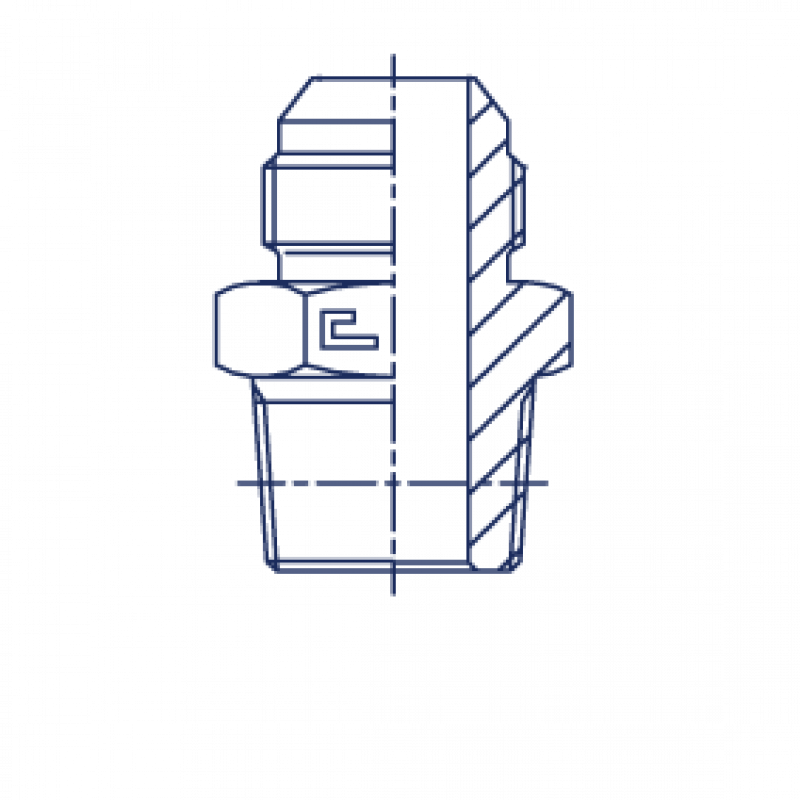 Штуцер FC JIC 3/4" NPT3/4"