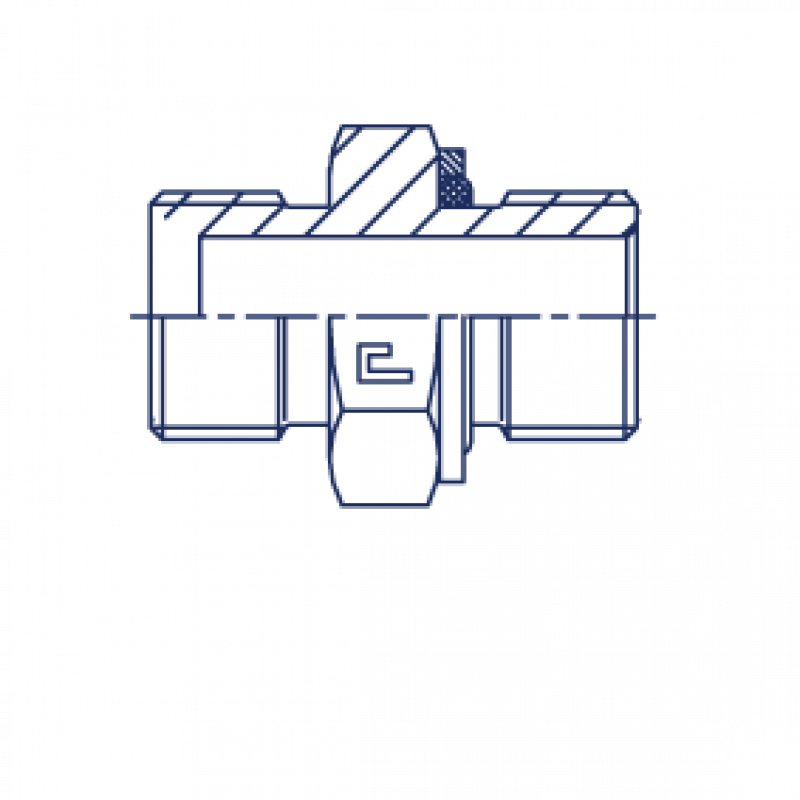 Штуцер FH BSP 1.1/2" BSP 1.1/2" o-...