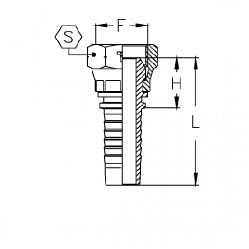 Фитинг DN 10 DKM (Г) 18x1.5