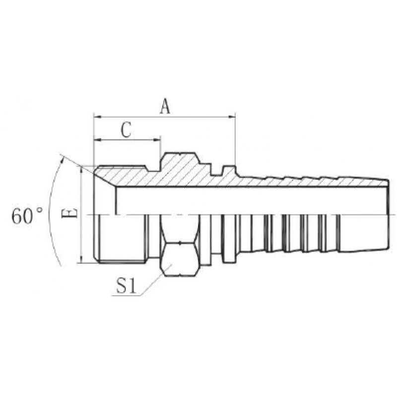 Фитинг DN 50 BSP (Ш) 2