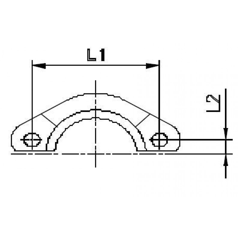 Скоба AFS3 1/2 (1шт.)