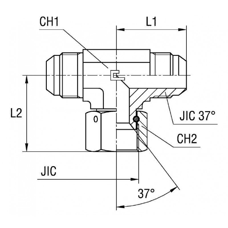 Соединение PNT JIC 7/8"