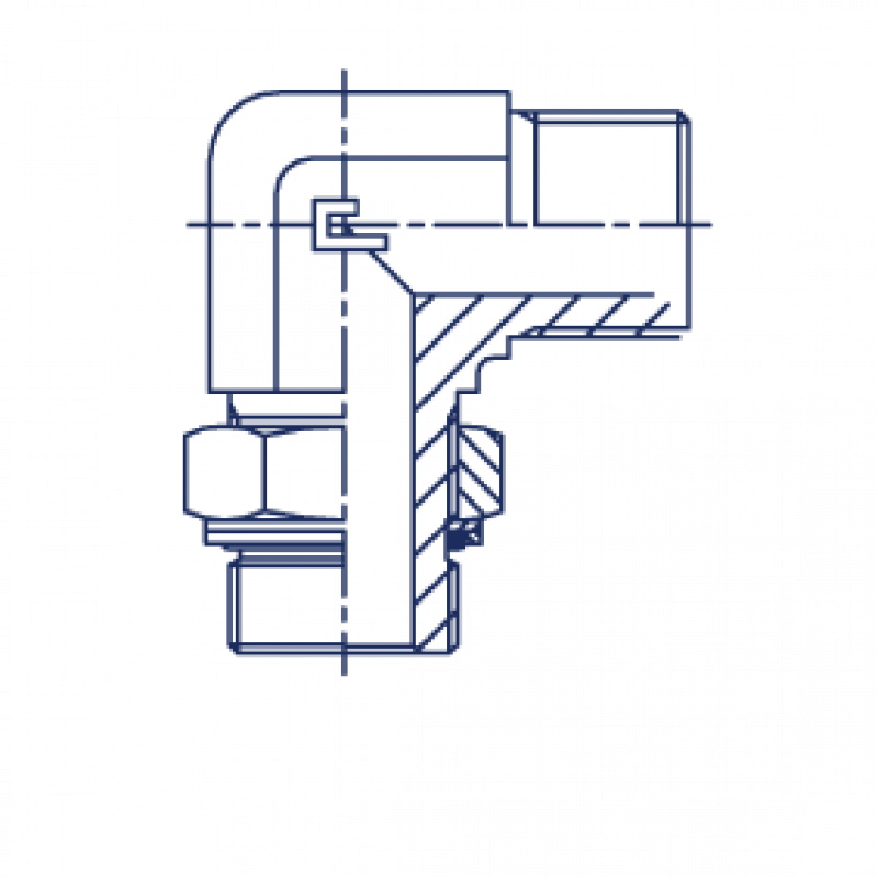 Штуцер FRG90 BSP 2" BSP 1.1/2"