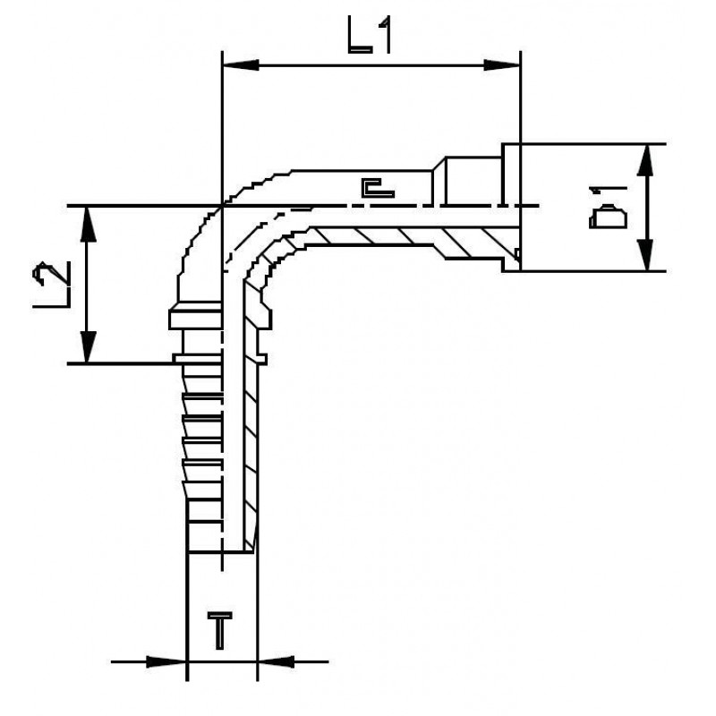 Фитинг DN 50 SFS 2 79.4 (90)