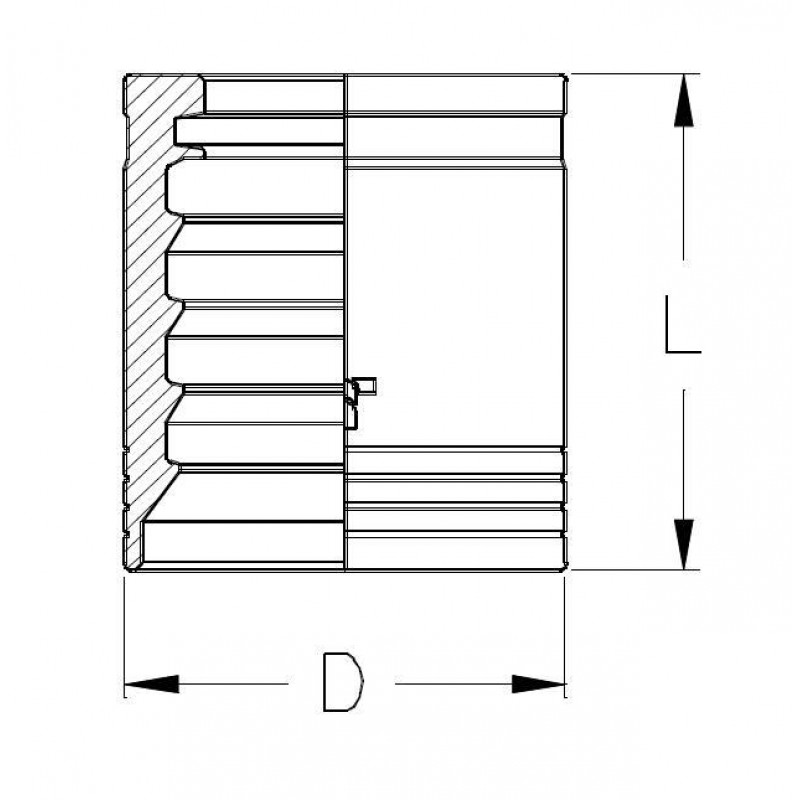 Муфта DN 25 4SP/4SH/3SPC с зачистко�...