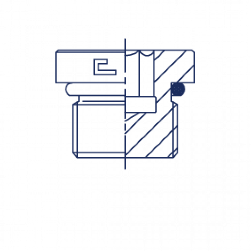 Заглушка VH (Ш) UNF 1.5/8 (o-ring)