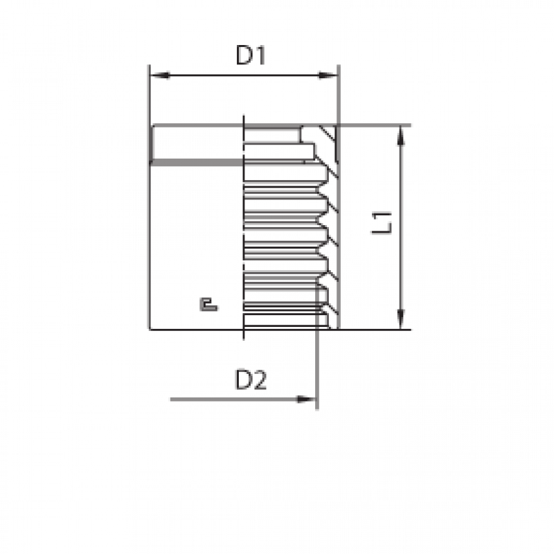 Муфта DN 20 1SN/2SN/2SC NEW