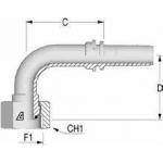 Фитинг DN 38 BSP (Г) 1.1/2 (90)