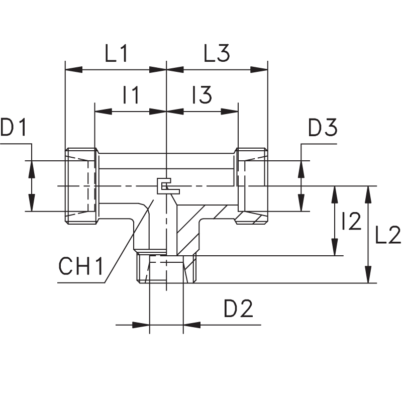 Соединение PRT DS10 06 10 (корпус)