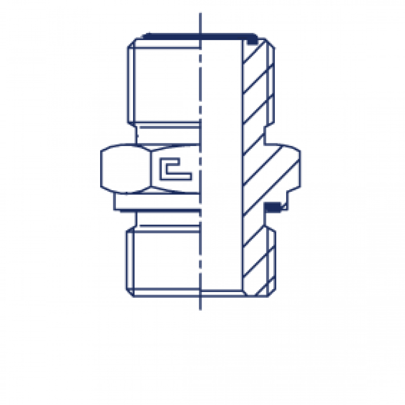 Штуцер FE ORFS 1.3/16" BSP 3/4"