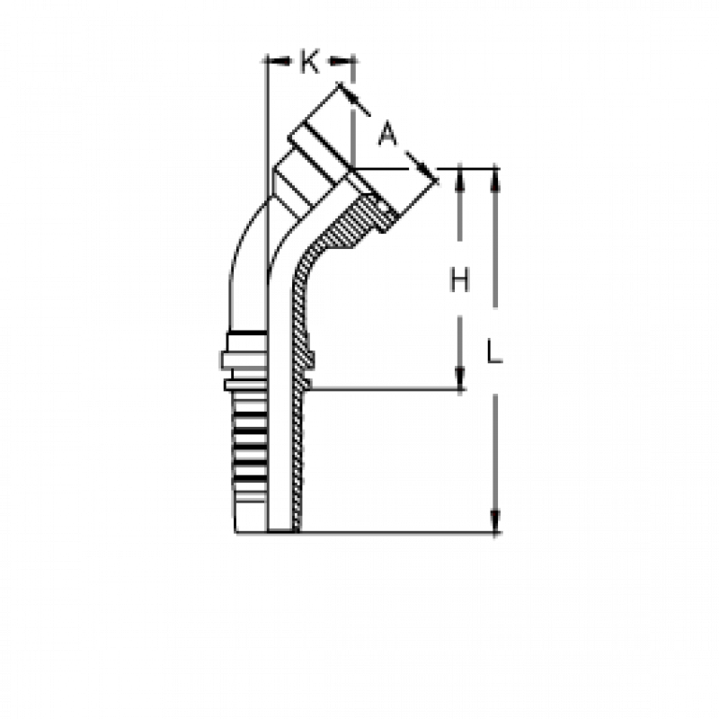 Фитинг DN 38 SFS 2 79.4 (45)