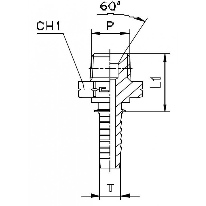 Фитинг DN 50 NPTF 2