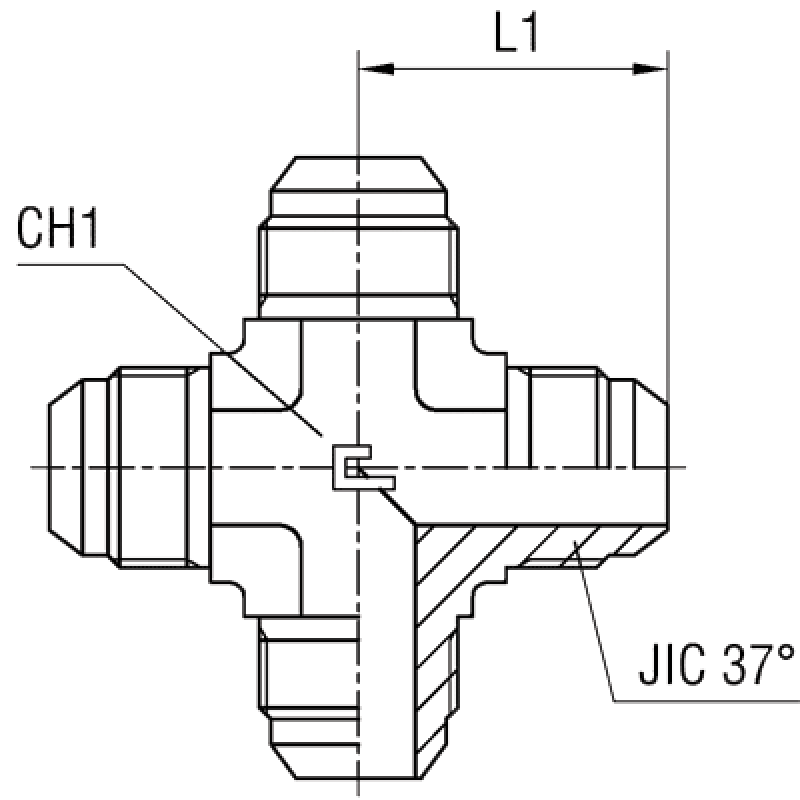 Соединение PX JIC 7/8"