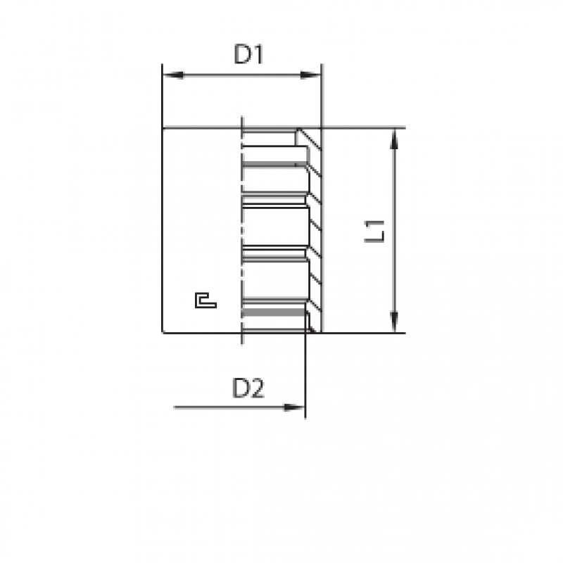 Муфта DN 25 R7 NEW