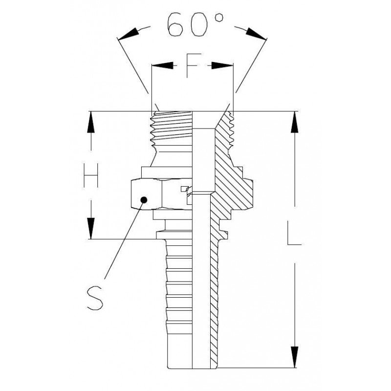 Фитинг DN 50 BSP (Ш) 2