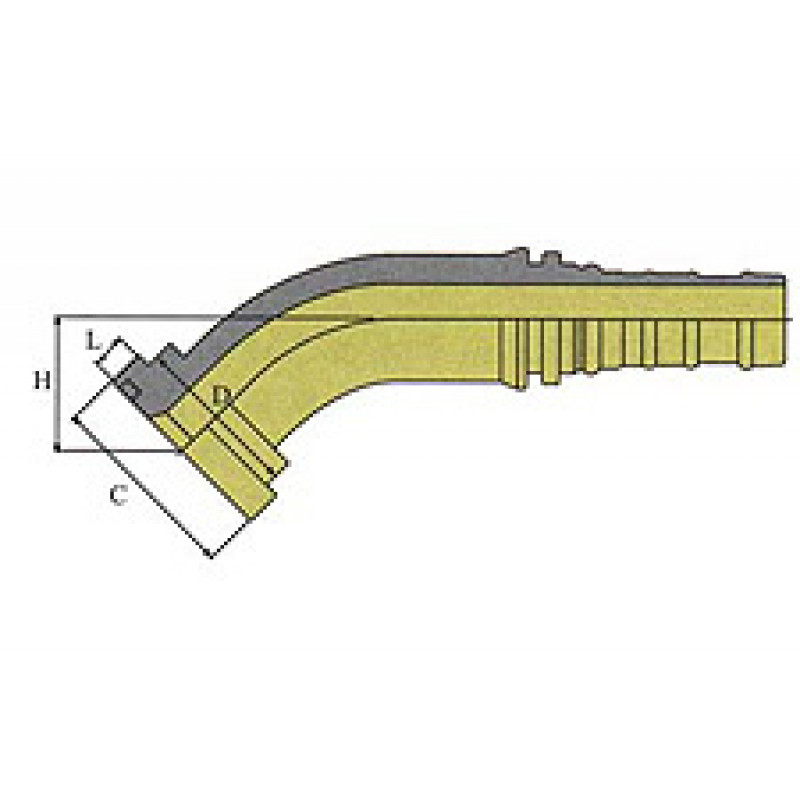 Фитинг DN 20 SFS 1 47.6 (45) Interlock