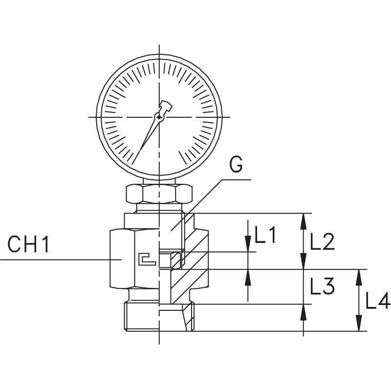 Штуцер DS08 BSP1/2"