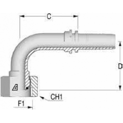 Фитинг DN 50 BSP (Г) 2 (90)