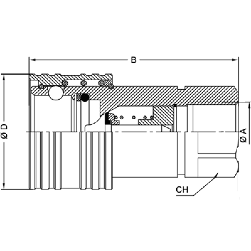 БРС ISO A BSP 2 - D2 Розетка VSAA