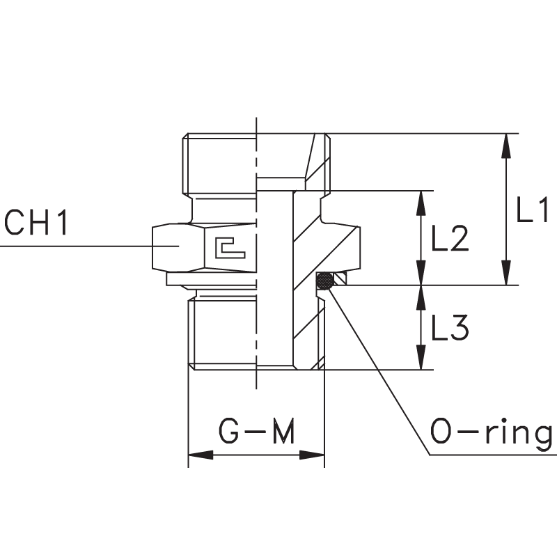 Штуцер FH DL12 М16х1.5 (корпус)