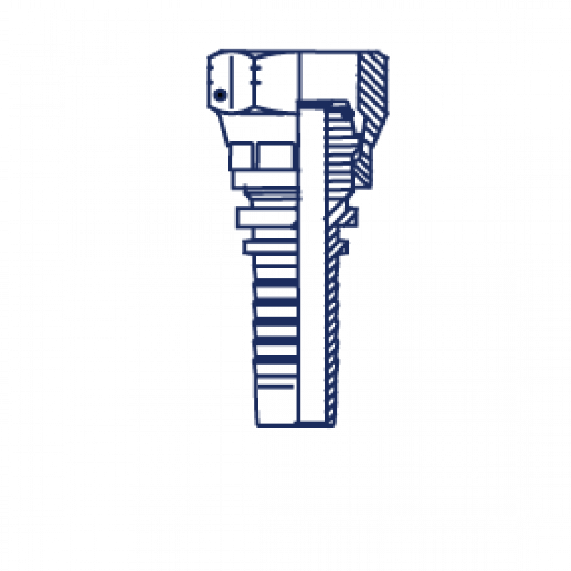 Фитинг DN 06 DKO-S (Г) 16x1.5 8накидная гайка