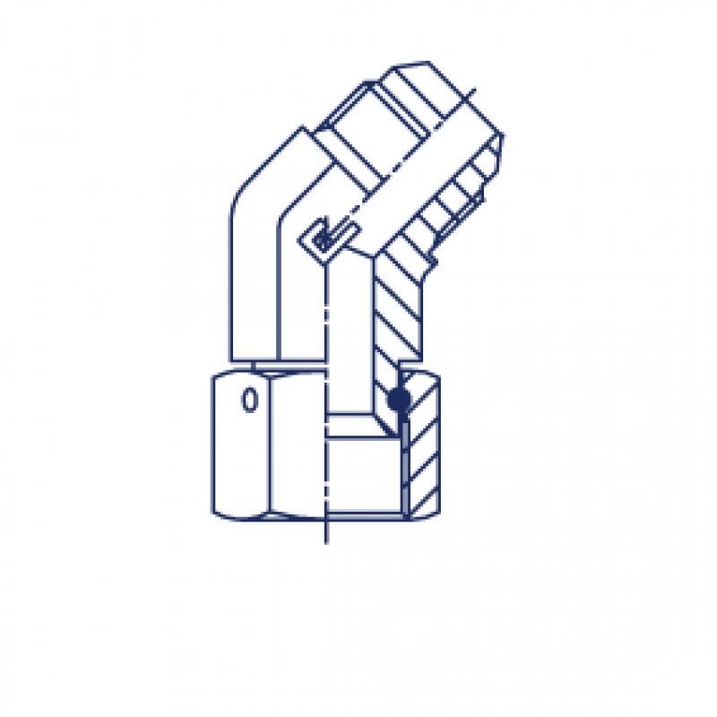 Соединение PN45 JIC 7/16"