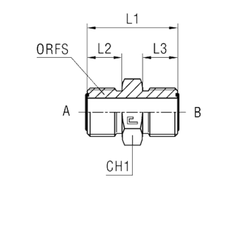 Соединение P ORFS 1.3/16"
