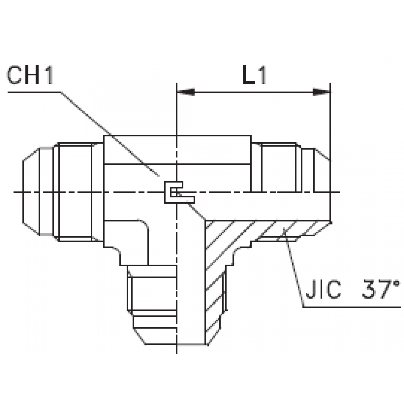 Соединение PT JIC 1/2"