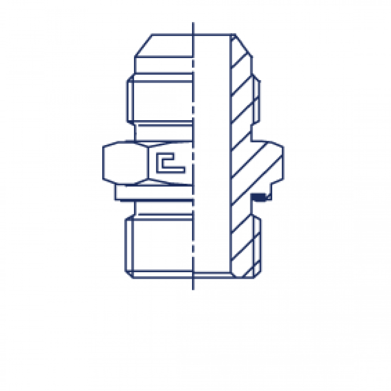Штуцер FE JIC 1.7/8" BSP 1.1/2"