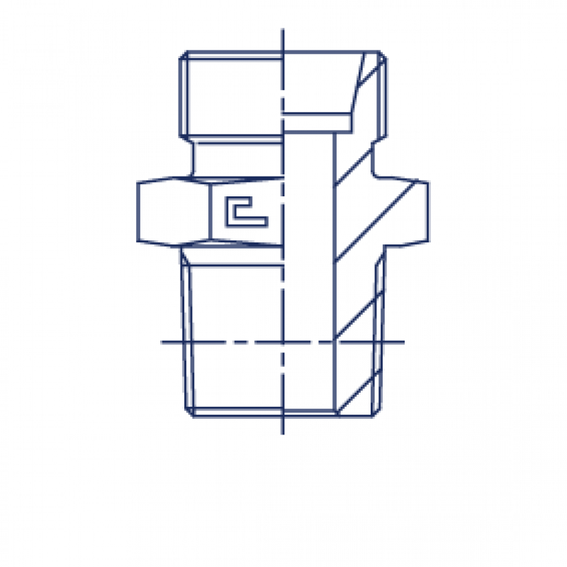 Штуцер FC DL18 M22x1.5 (корпус)